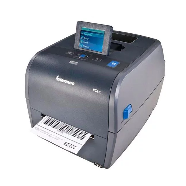 Принтер этикеток Intermeс PС43t с LCD дисплеем (термо-трансф., 203dpi, LCD, USB, USB-host) PN PC43TA00100202