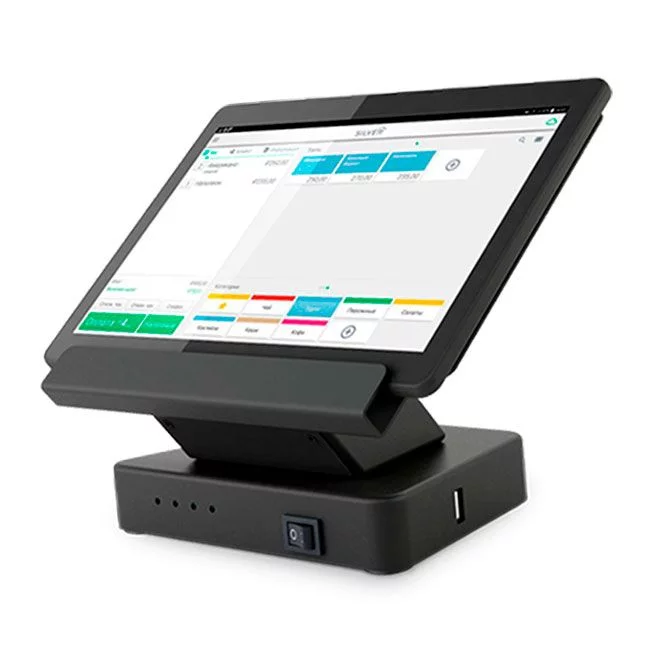 POS-система NCR Silver ON-LINE, планшет, подставка, USB-хаб, БП; ККТ Ш-ON-LINE WiFi без ФН, с ПО NCR Silver на 1 год