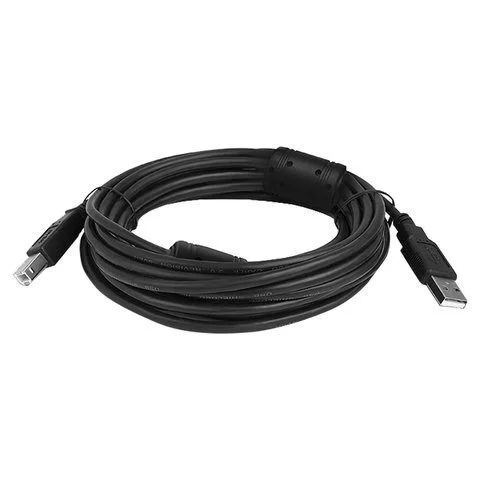 Кабель USB 2.0(Am)-USB 2.0(Bm), экранированный, ферритовый фильтр, 1.8м, черный Sven (SV-015923) детальное фото