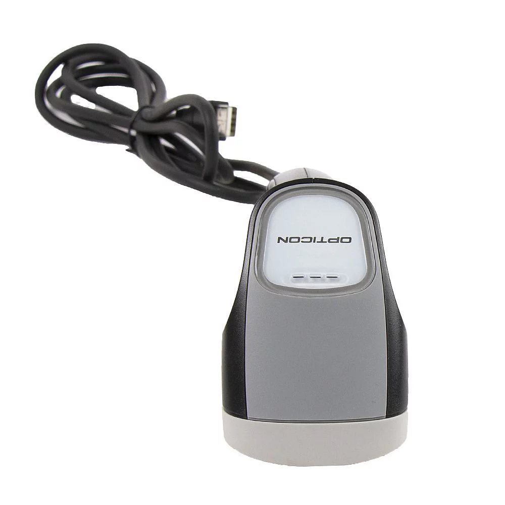 Сканер Opticon OPI 3601, 2D, черный, USB-HID, подставка детальное фото