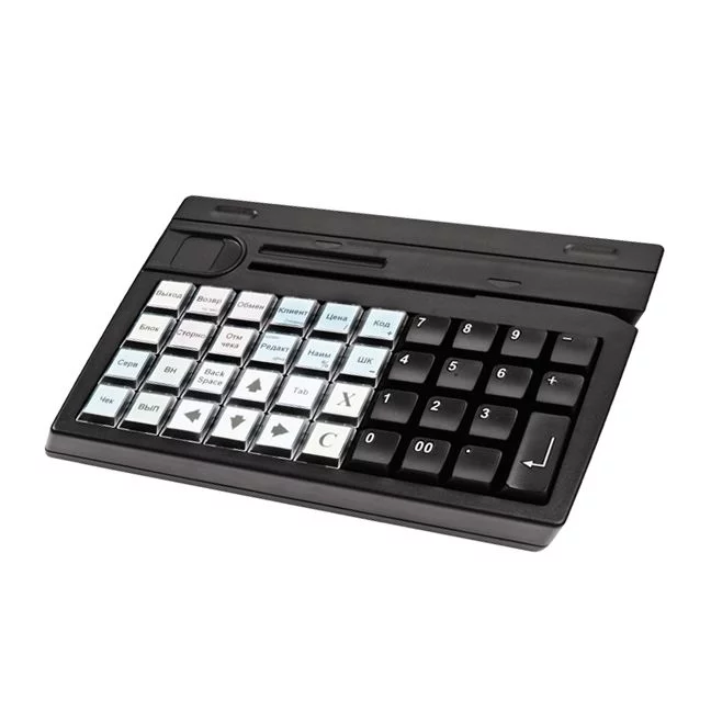 Программируемая клавиатура Posiflex KB-4000U-B черная, USB