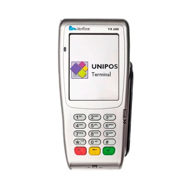 Банковский терминал Verifone VX680, мобильный, Wi-Fi, Bluetooth, CTLS