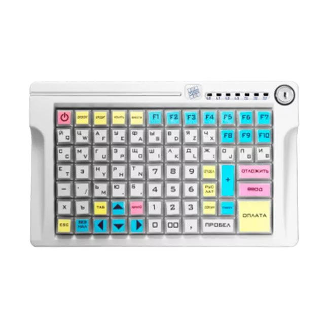Программируемая клавиатура POSUA LPOS-084-Mxx с ключом (USB) grey