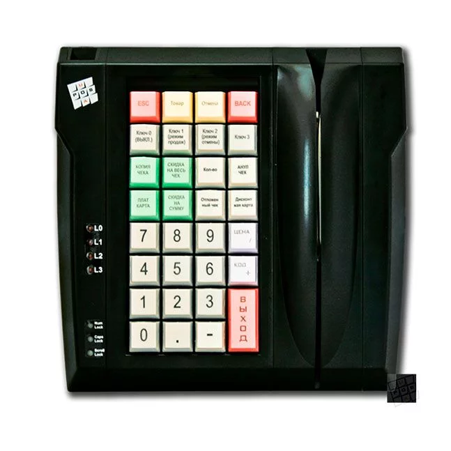 Программируемая клавиатура POSUA LPOS - 032 - M12 (RS-232) black