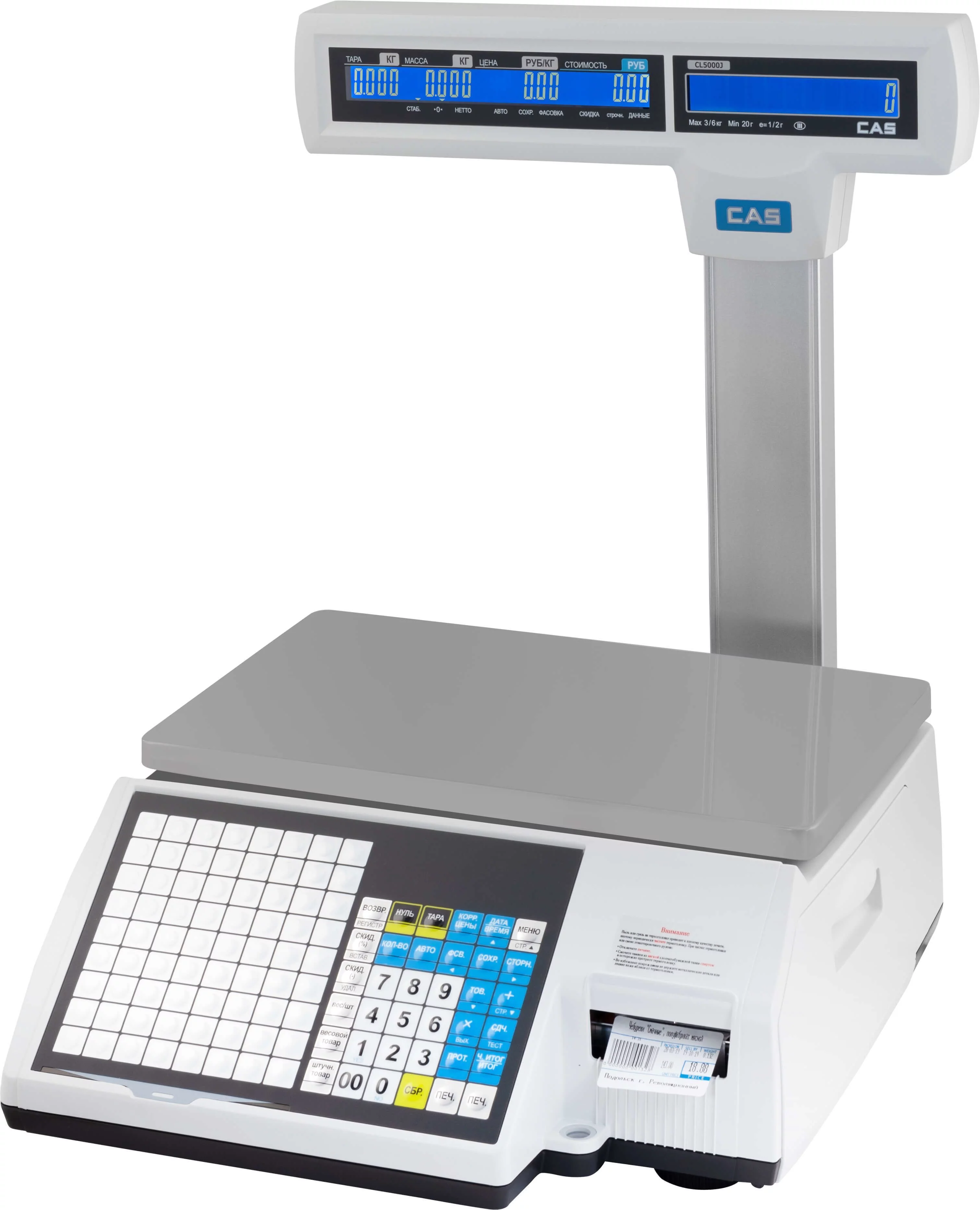 Весы с печатью этикеток CL5000J-15IP TCP-IP детальное фото
