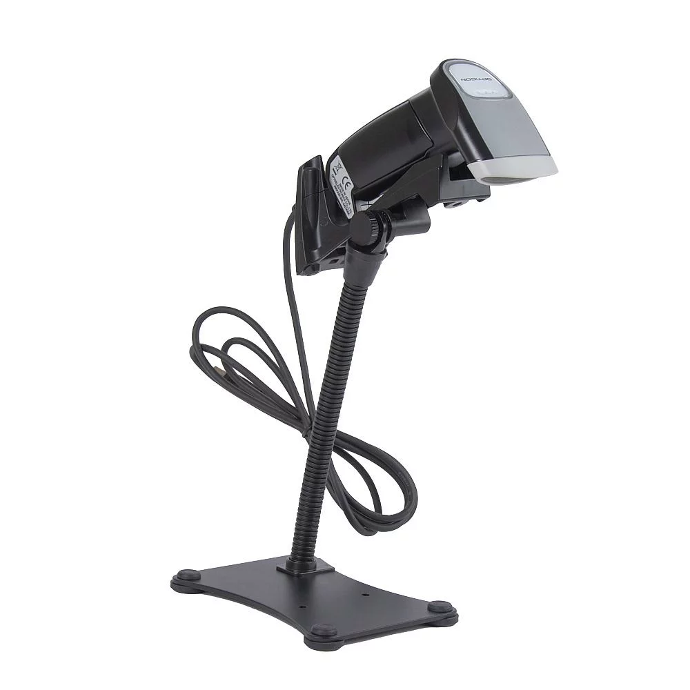 Сканер Opticon OPI 3601, 2D, черный, USB-HID, подставка детальное фото