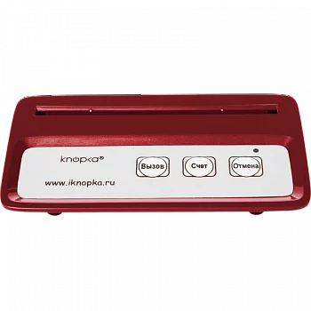 Кнопка вызова iKnopka APE130 (красный, прямоугольный, APE130-3LRx) картинка товара AuTrade.ru
